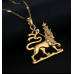 Lion of Judah 24kt. Gold Pendent