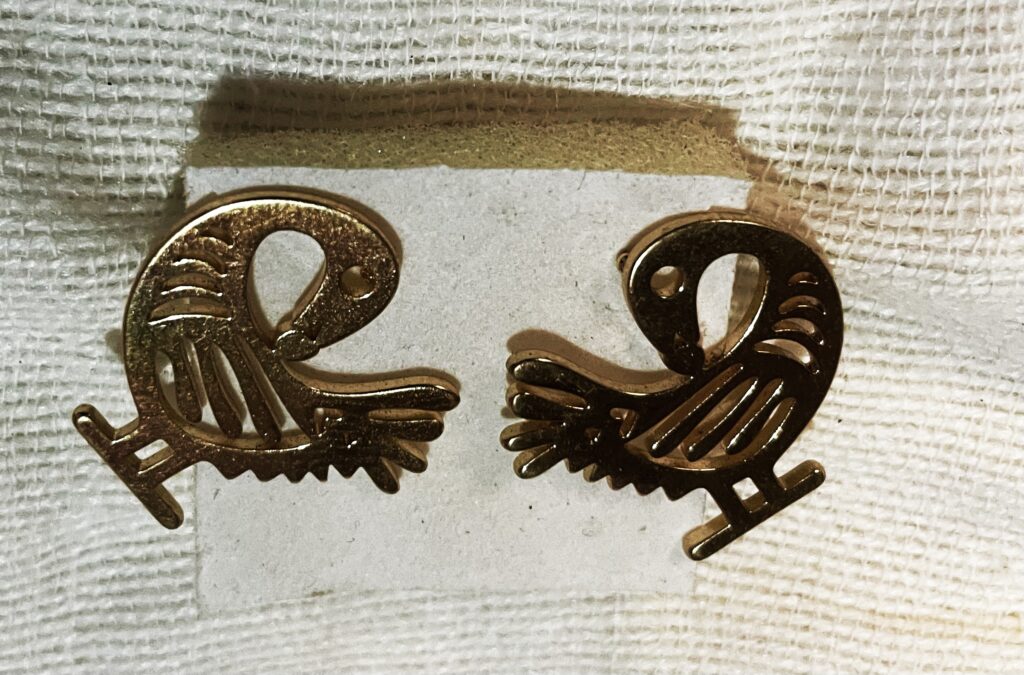 Akan Adinkra “Sankofa” Symbol Ear Rings