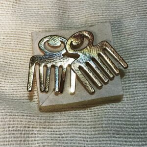 Akan Adinkra “Comb” Symbol Ear Rings