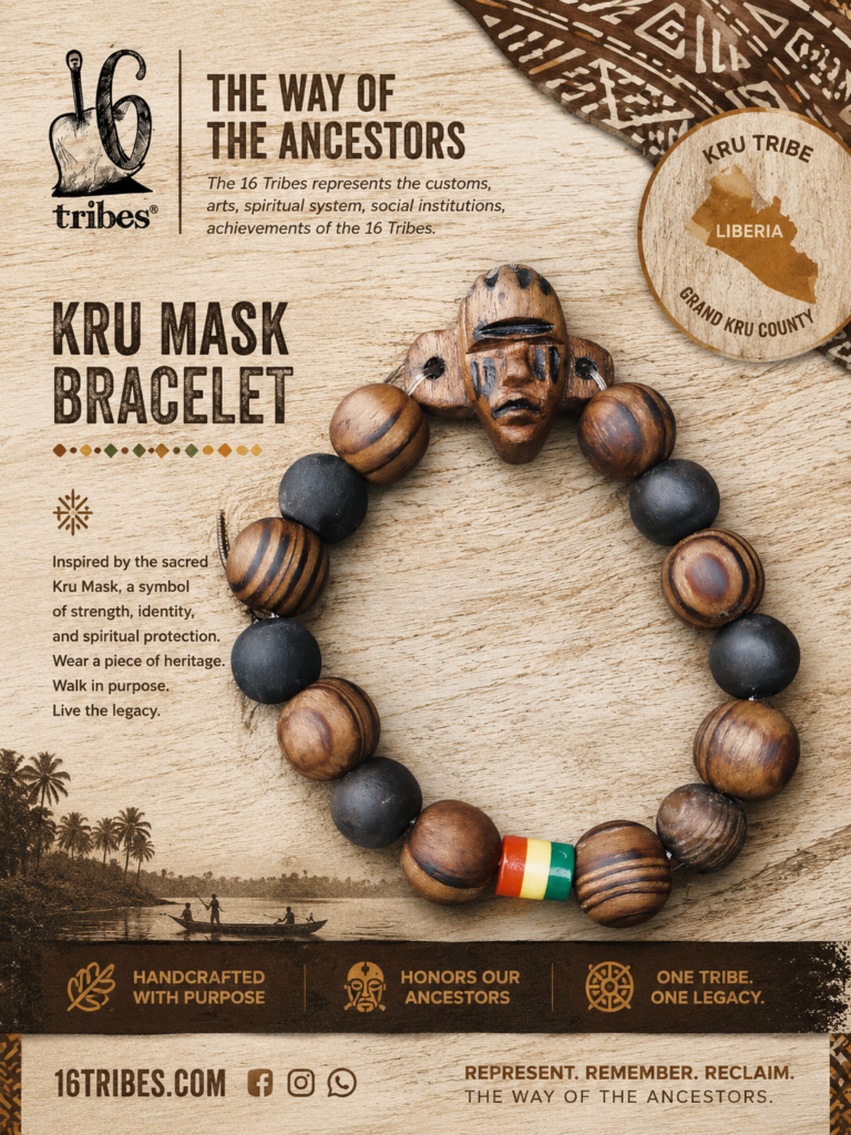 16 Tribes®️Kru Mask Bracelet